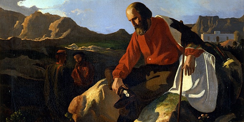 Garibaldi visto dal pittore Senno 