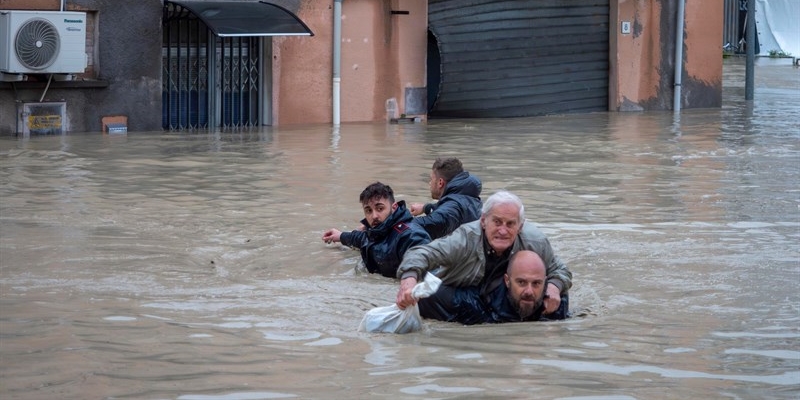 Salvataggio di un anziano