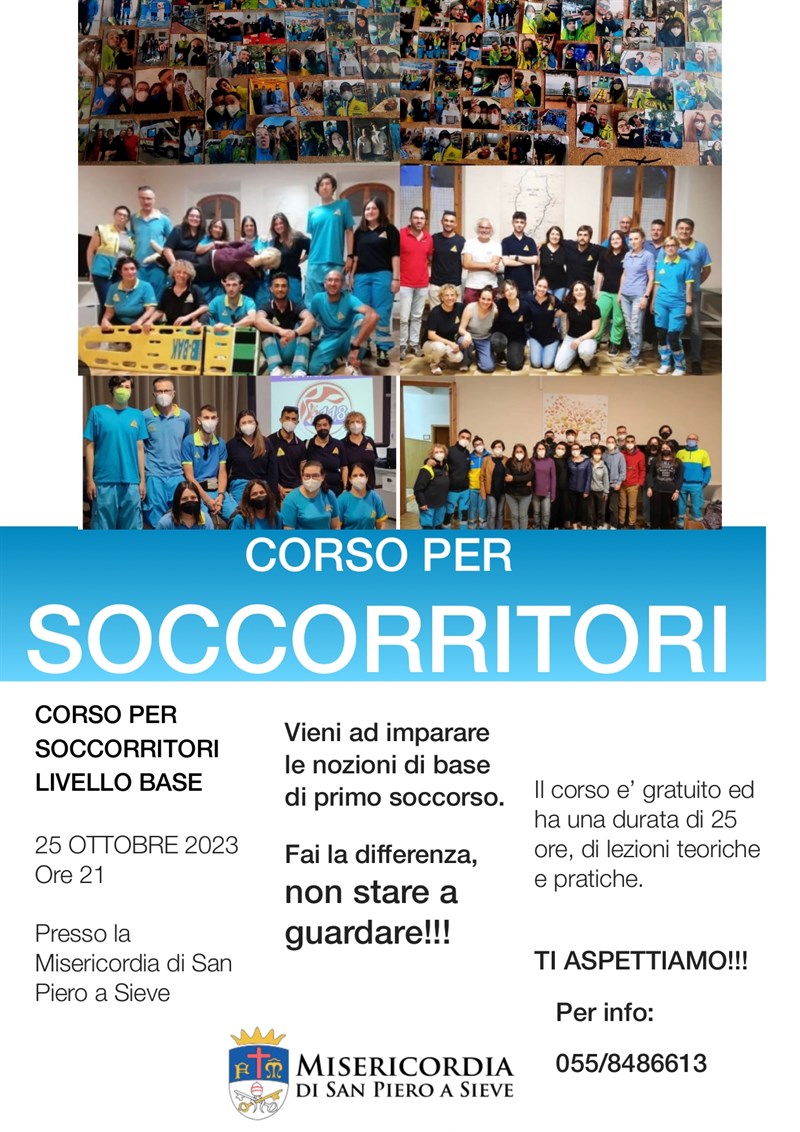 Il volantino del corso