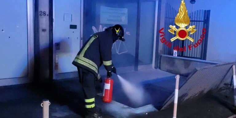 Intervento dei Vigili del Fuoco