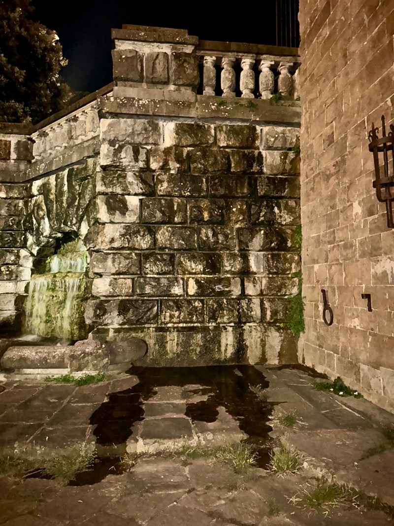 La perdita d'acqua dalla Rampe