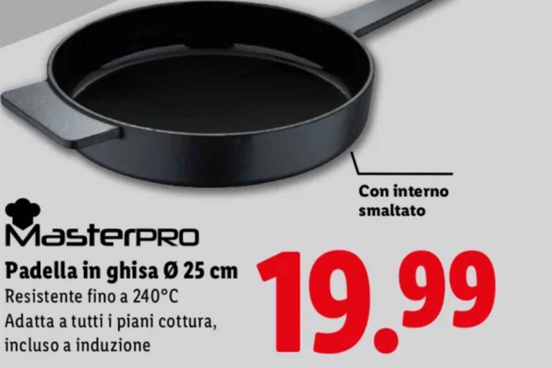 Lidl: la padella in ghisa che resiste a tutto