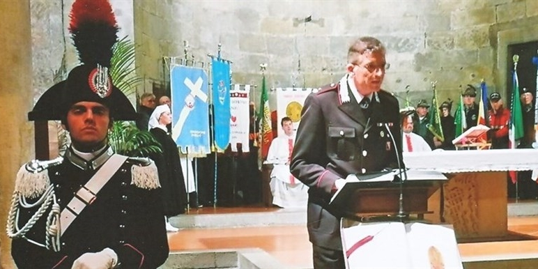 Il Comandante della Compagnia dei Carabinieri Ten. Col. Michele Arturo.