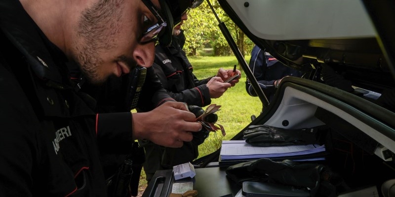 Un momento dei controlli