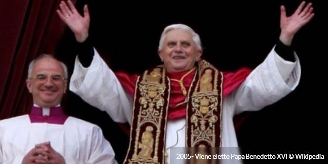 2005 - il conclave elegge Benedetto XVI 
