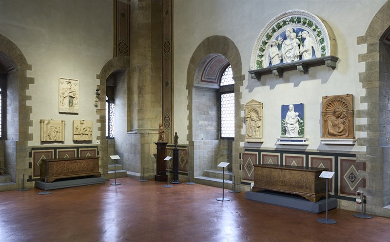 Il salone di Donatello, museo del Bargello