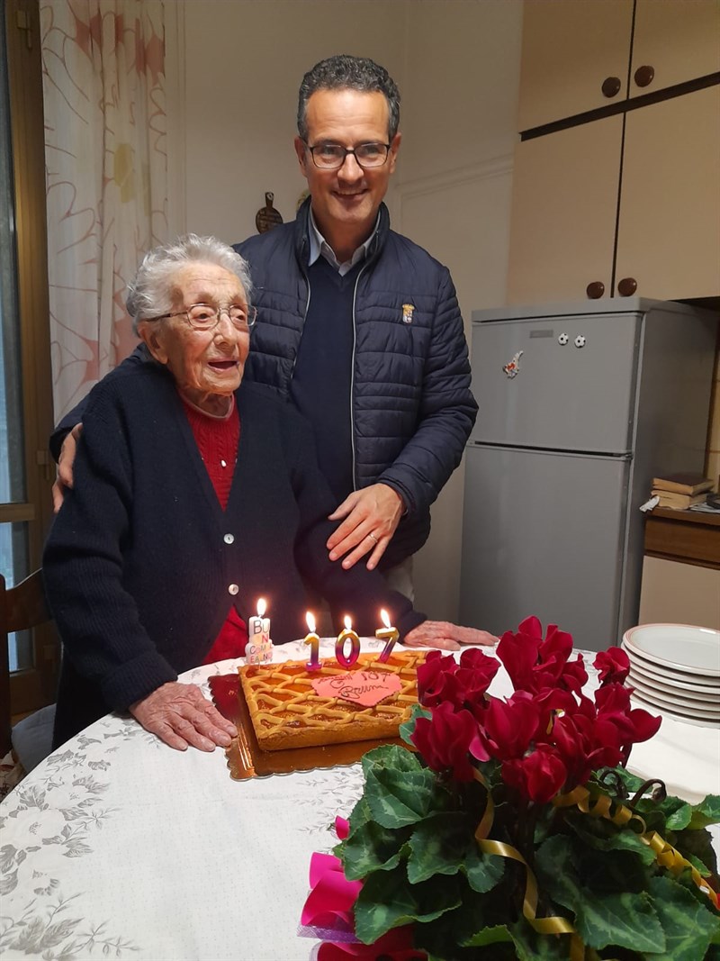 Compleanno 107 anni Bendoni Bruna