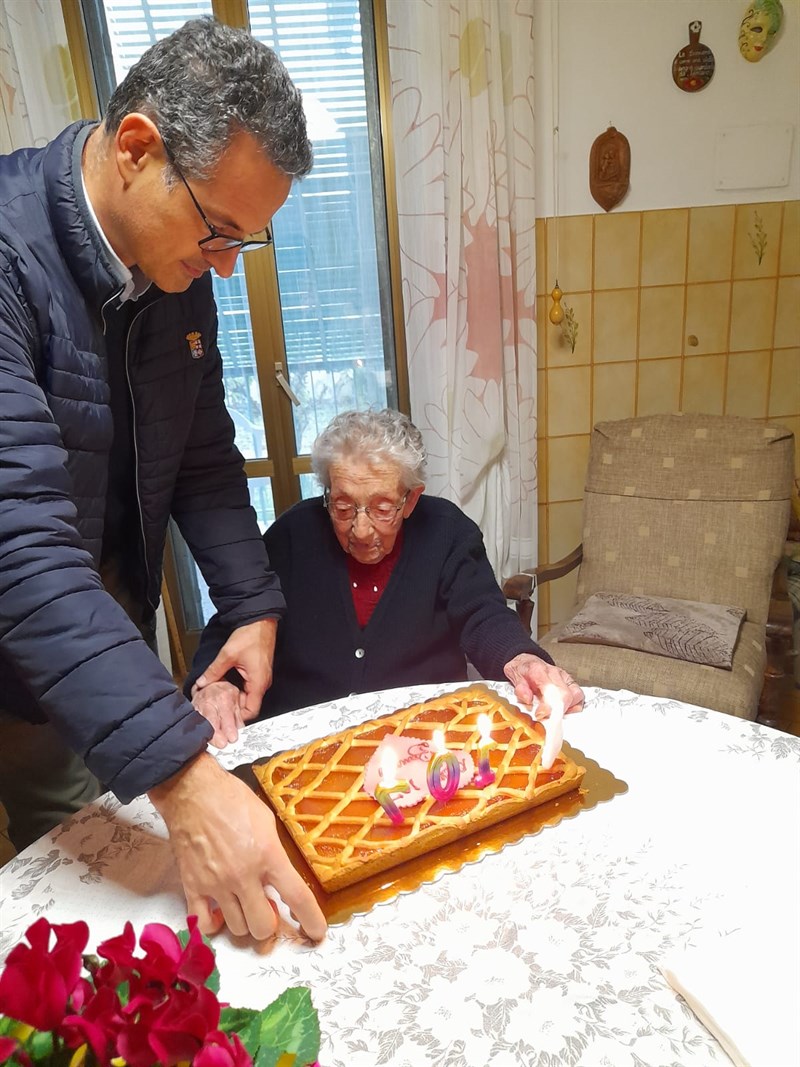 Compleanno 107 anni Bendoni Bruna