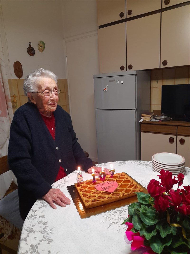 Compleanno 107 anni Bendoni Bruna