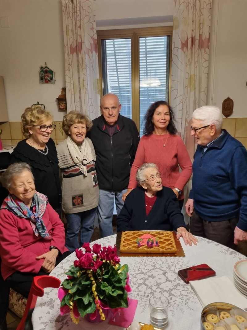 Compleanno 107 anni Bendoni Bruna