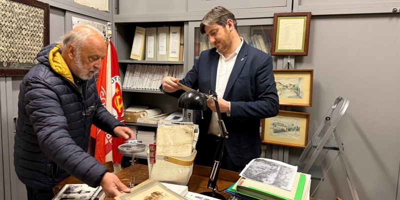 Il sindaco visita la memorabilia