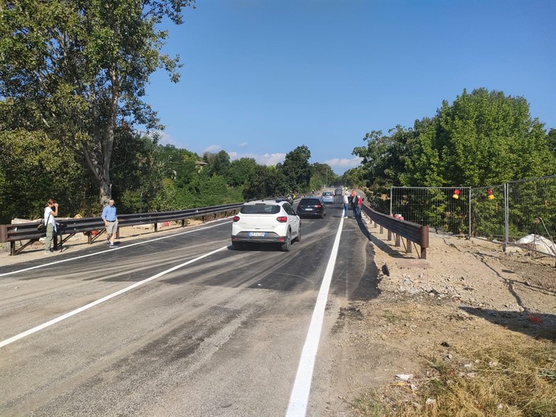 Il via al traffico auto