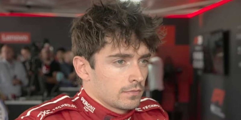 Leclerc, l'omaggio è da pelle d'oca