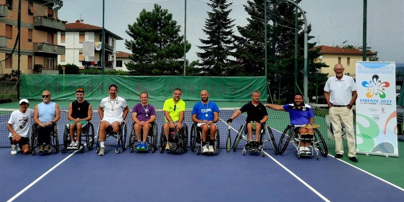La parata dei protagonisti del wheelchairtennis 