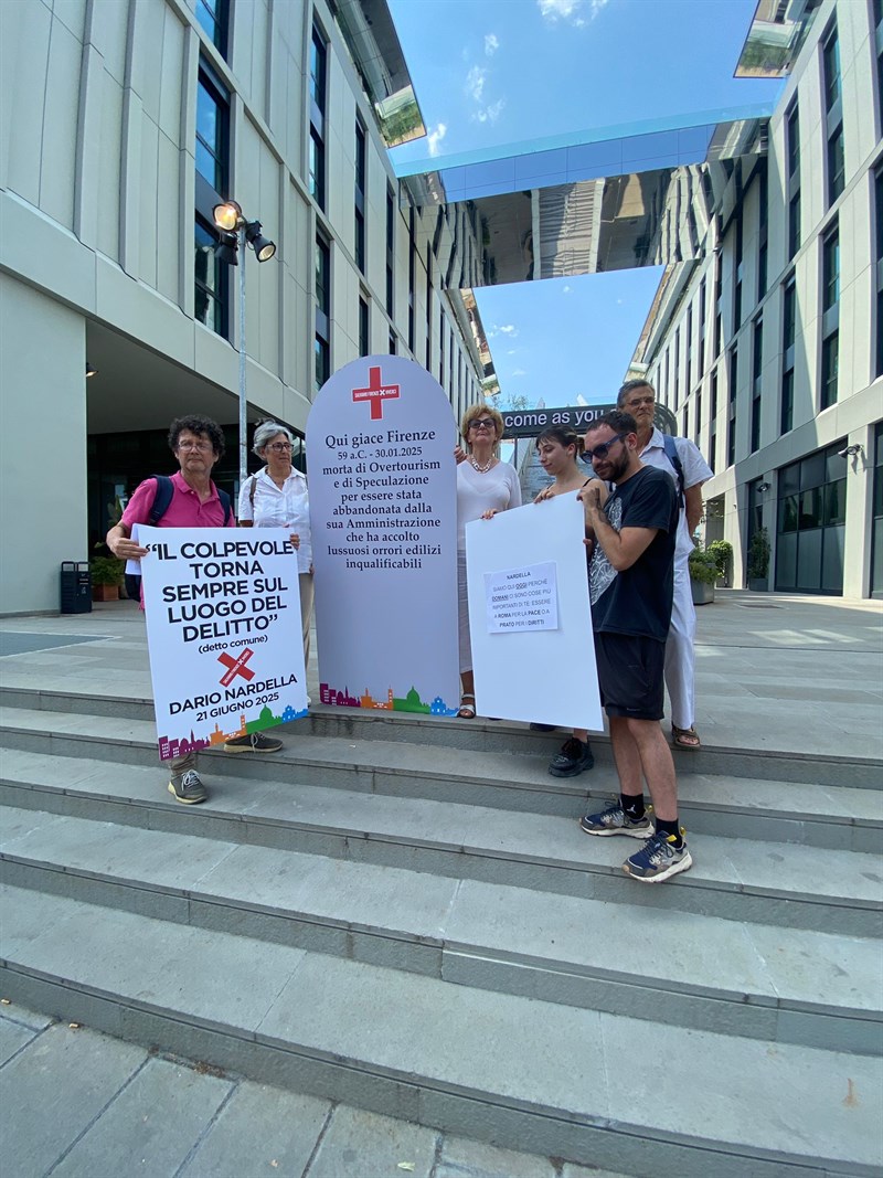 Un momento del flash mob