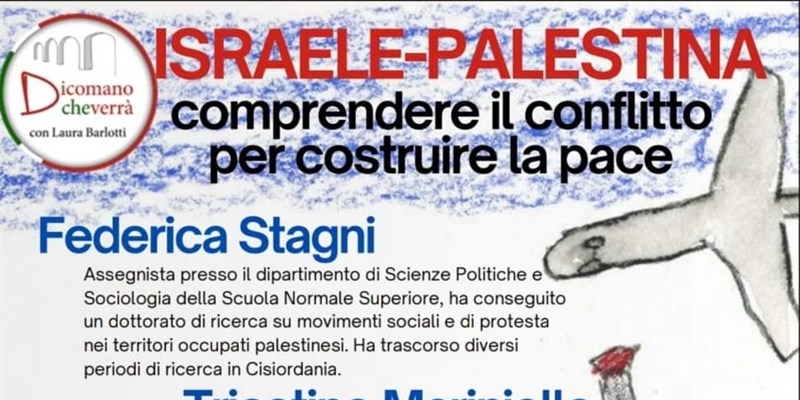 Sabato 23 marzo 2024 iniziativa per la Pace nel conflitto Israele - Palestina