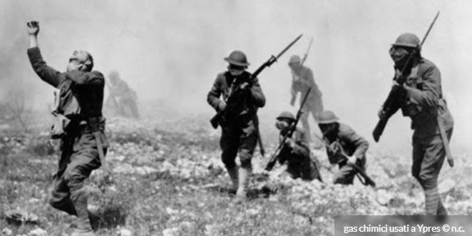 1915 - Per la prima volta si usano i gas in guerra 
