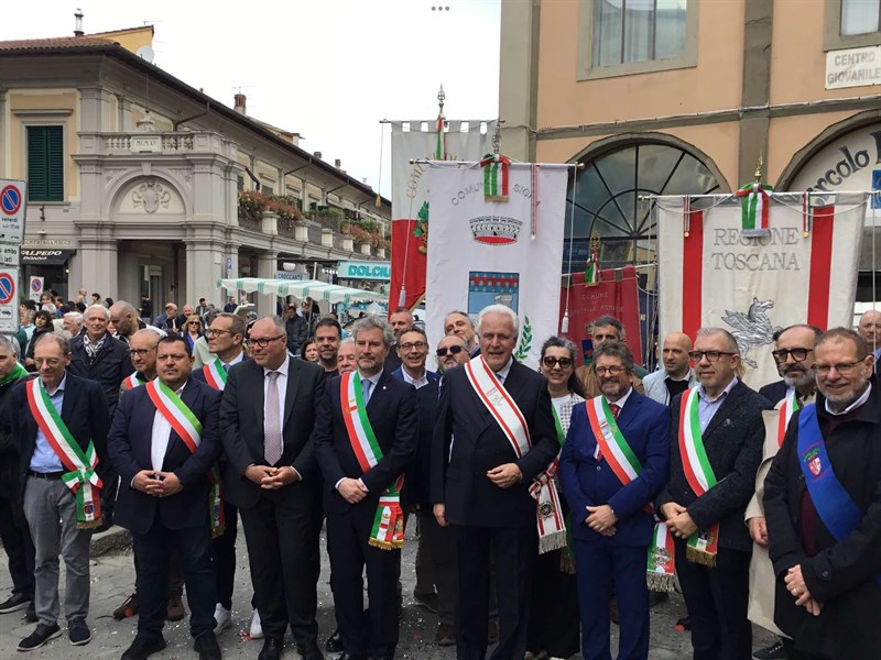 Un momento della processione