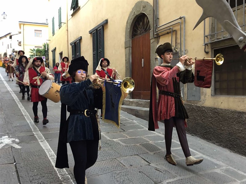 Un momento della processione