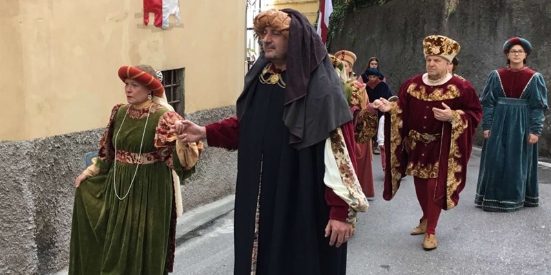 Un momento della processione
