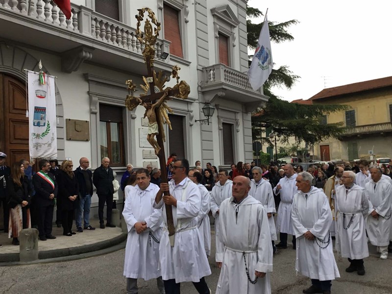 Un momento della processione