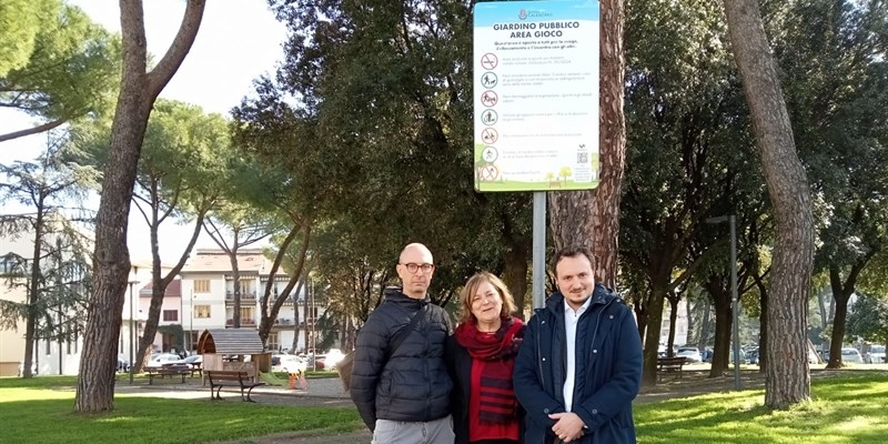 Il divieto nei giardini