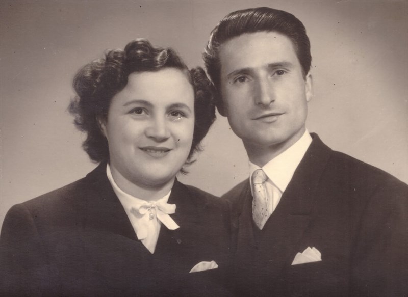 Giuseppe e Maria Poli in una immagine giovanile.