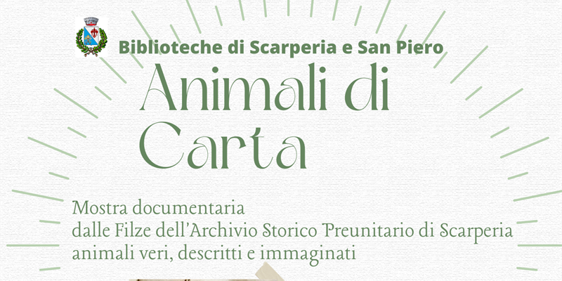 Evento di Scarperia San Piero - Animali di carta