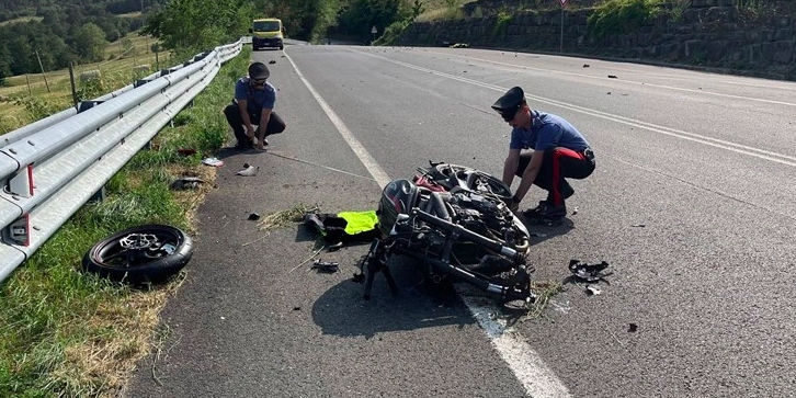 Scontro tra due motociclette