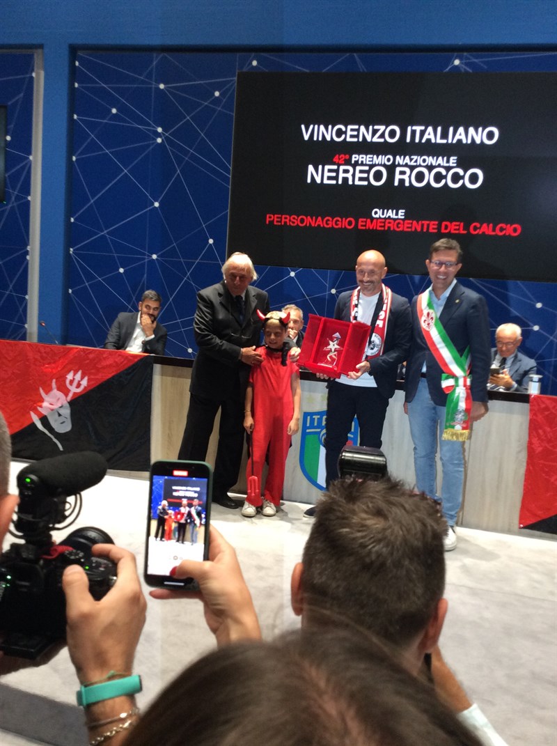 Nereo Rocco 2022
Maurizio Romei, diavoletto Settignanese, Vincenzo Italiano, Dario Nardella