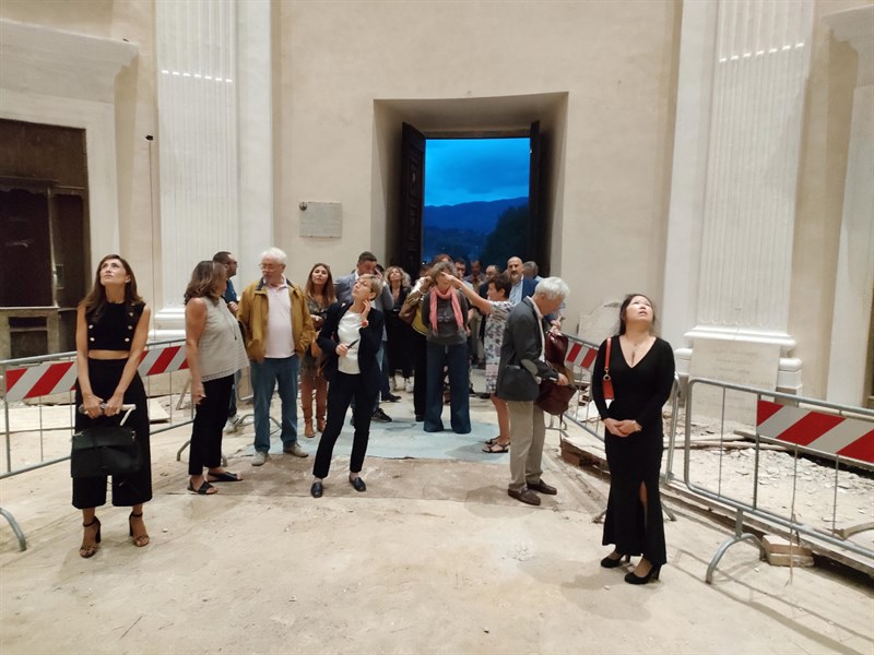 La visita all’interno 