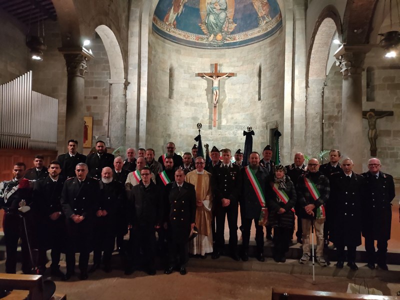 Immagine panoramica dopo la cerimonia della Virgo Fidelis 