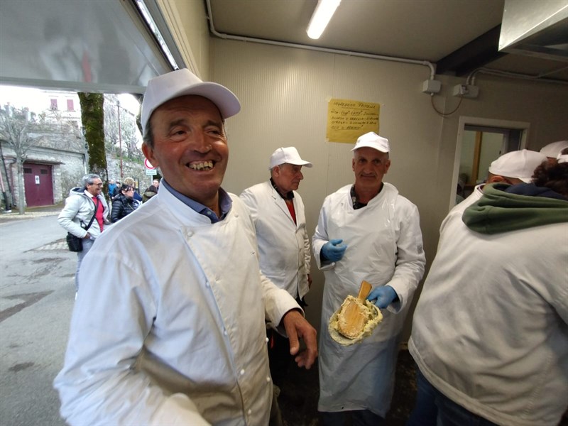 Un momento della sagra