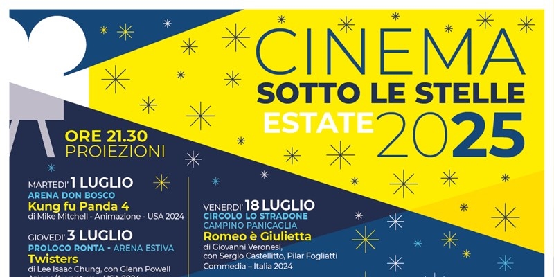 Cinema sotto le stelle 2025