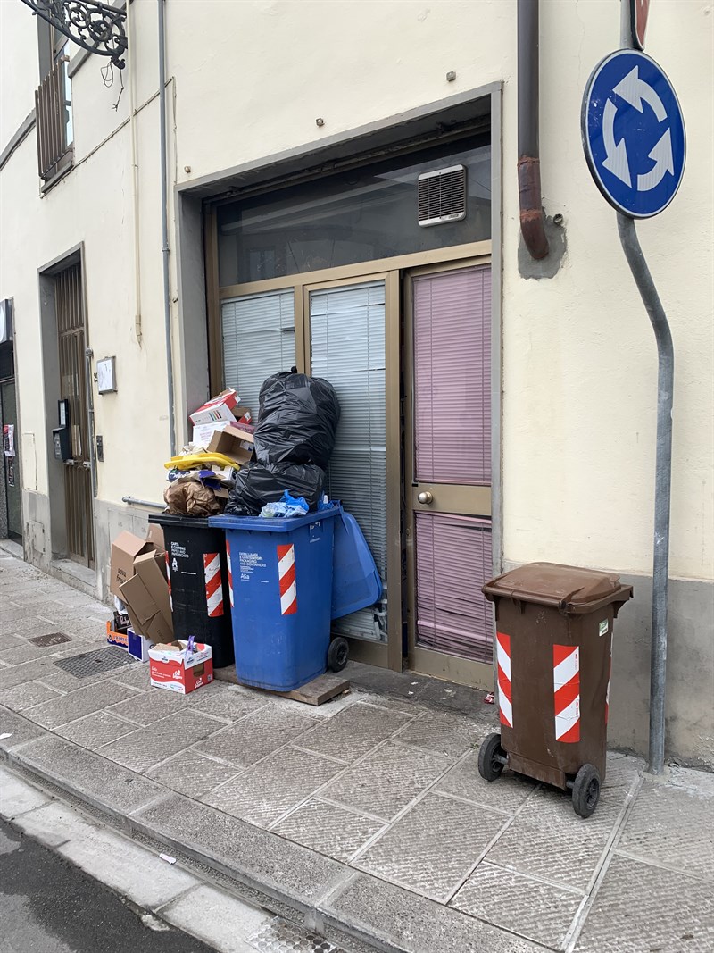 Rifiuti a Borgo San Lorenzo