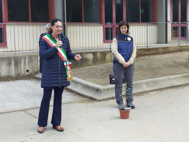 Un momento della  cerimonia