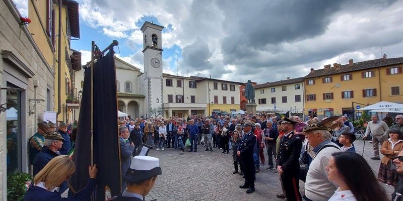 Un momento della cerimonia
