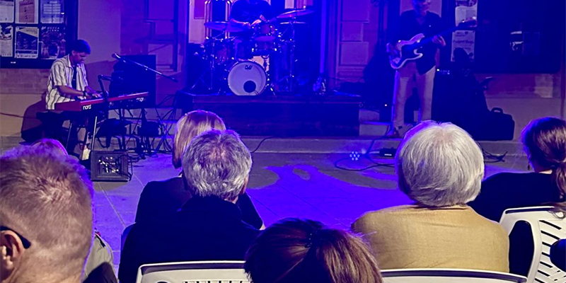 Un momento della serata