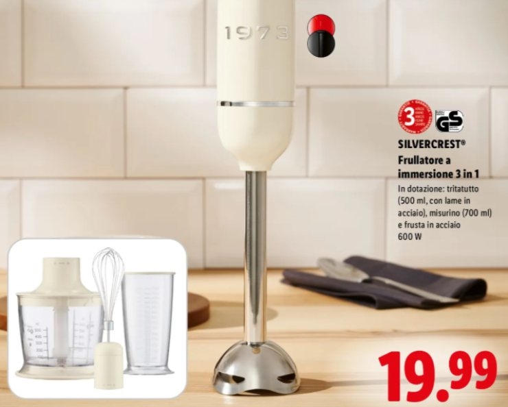 frullatore lidl volantino offerte