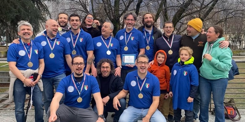 La squadra di rugby subacqueo