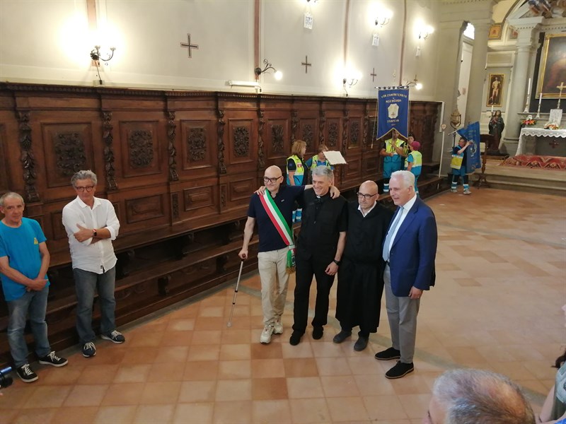 Un momento della cerimonia