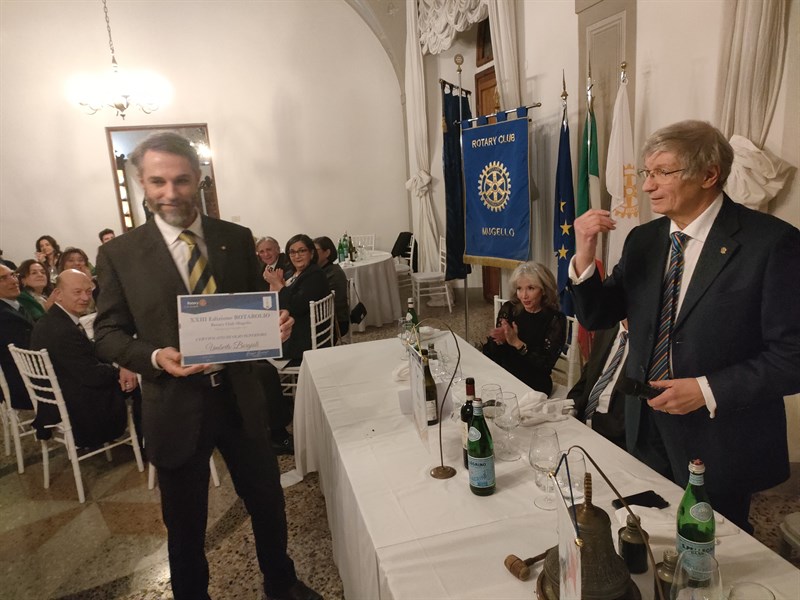Umberto Borgioli dell’azienda di Valdastra giunto al terzo posto del Concorso “Rotarolio 2025”