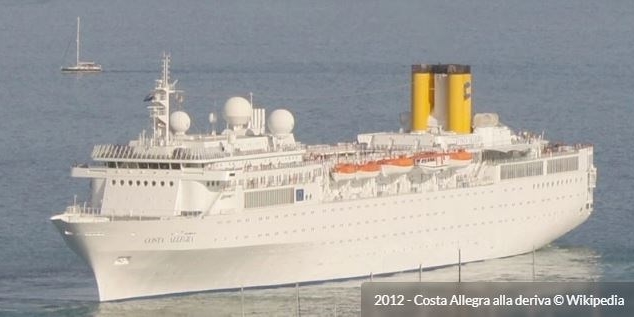 2012 - Costa Allegra alla deriva (13 anni fa)