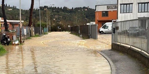 gli allagamenti a Cascine del Riccio