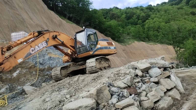 Lavori per eolico industriale Monte Giogo di Villore Corella