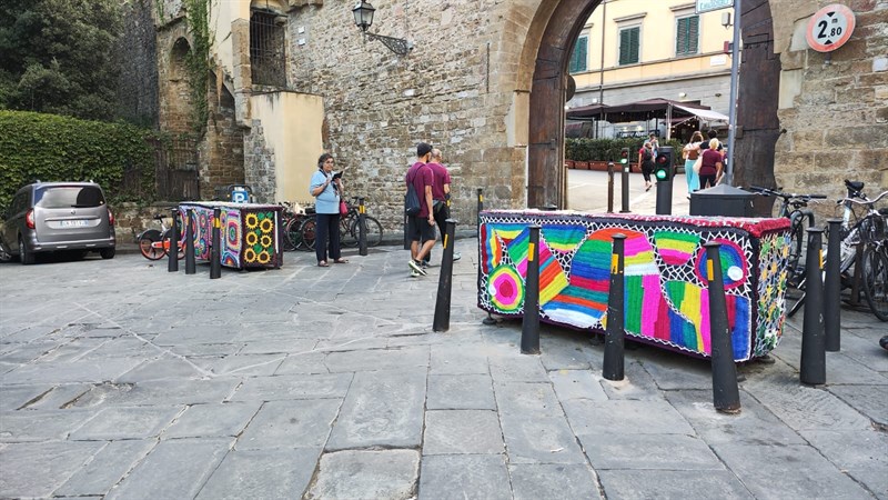 L'installazione di street arti di Vania Focardi