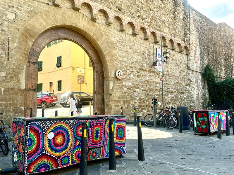 L'installazione di street arti di Vania Focardi