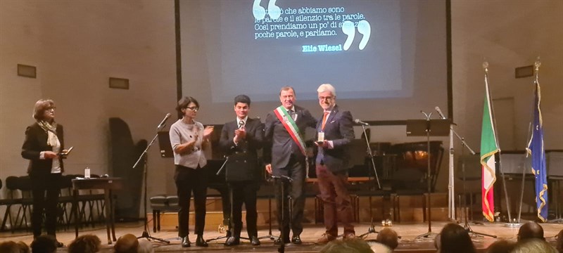 Un momento della cerimonia