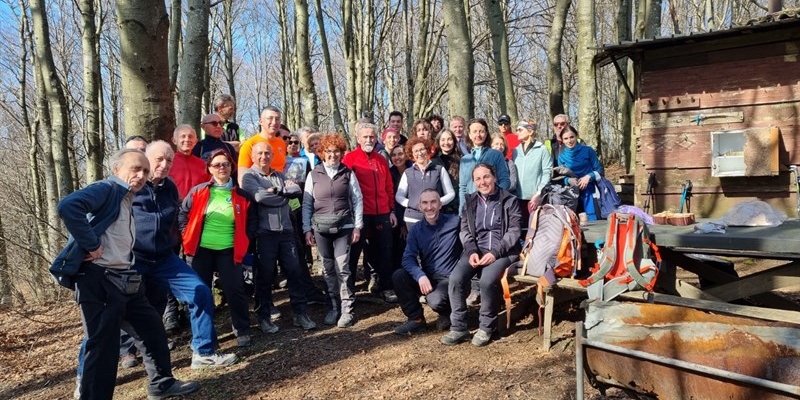 Il gruppo degli escursionisti