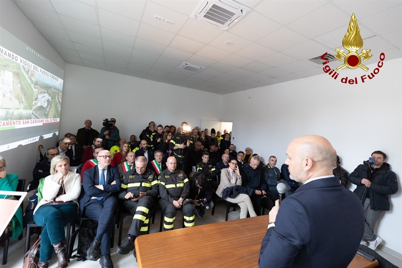 L'inaugurazione della nuova caserma del Chianti a San Casciano